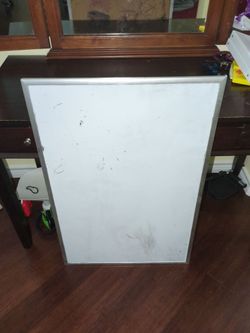 Large white board