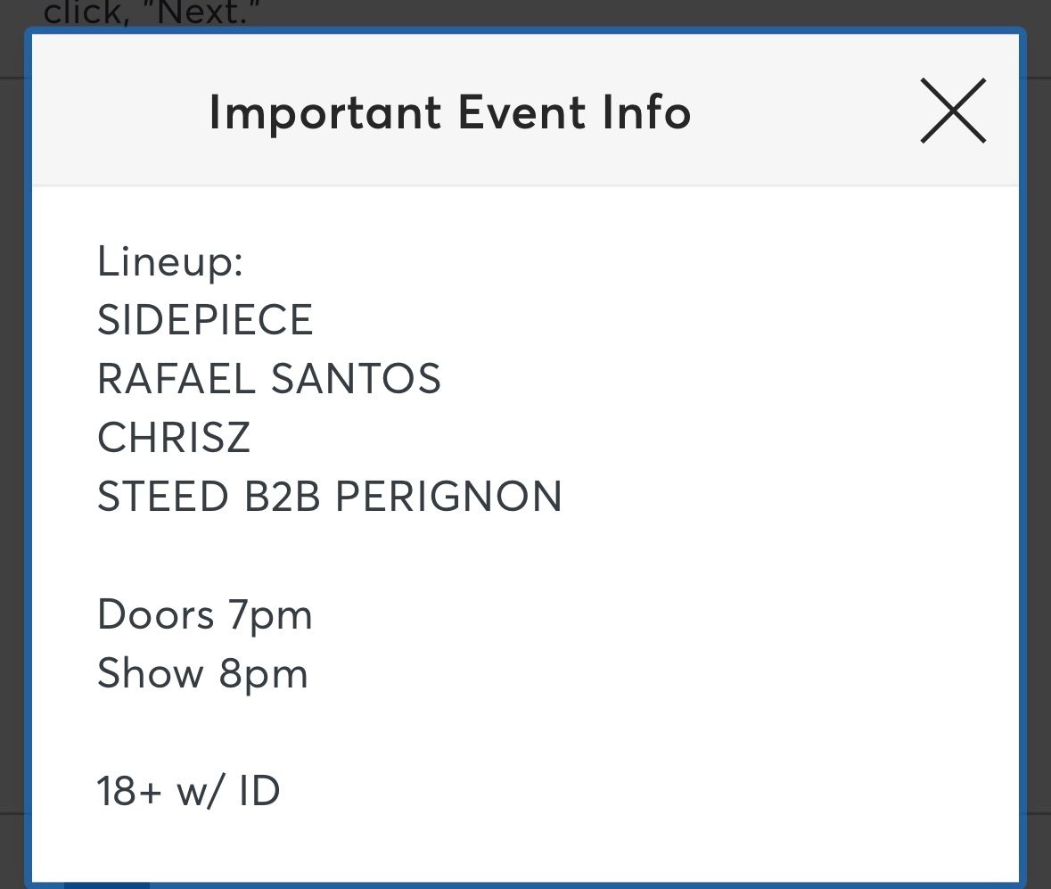 SidePiece at Observatory 4/9