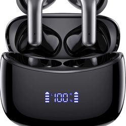 Bluetooth Headphones Touch Control Wireless Earbuds with Wireless Charging Case Waterproof Earphones In-Ear Headset Built-in Microphone for iOS Androi