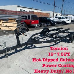 18/19ft Torsion, Hot-dipped Galvanized Boat Trailer.