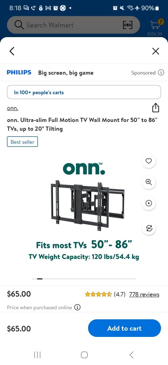 TV WALL MOUNT