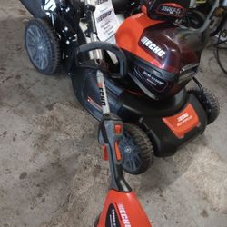 Lawn Mower Self Propelled Echo Battery 