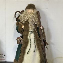 Vintage Old World Santa 33”+ Tall