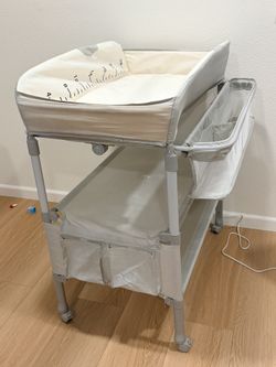 Foldable Baby Changing Table With Storage