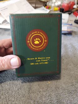 Boyds Bears & Friends Bearstone Collection Box