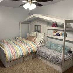 Custom Kids Queen Bed 