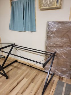 Office glass desk