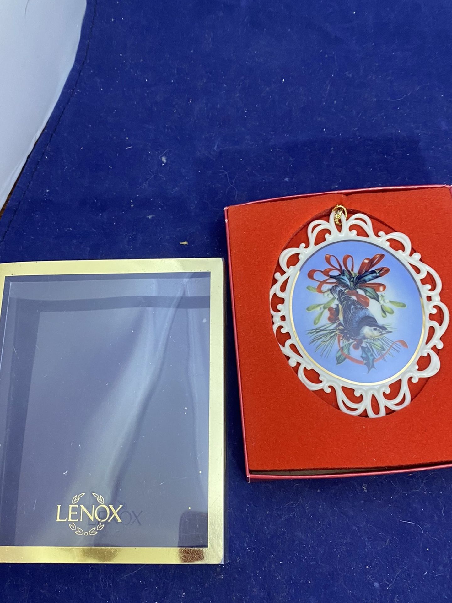 Lenox Christmas Ornament Limited Edition Nuthatch By Catherine McClung