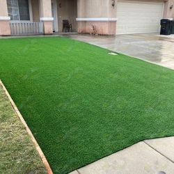 Synthetic Turf And Concrete 