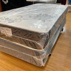 Set Twin Size Mattress And Box Spring 
