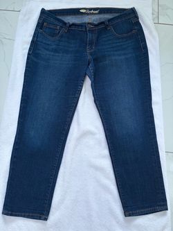 Old Navy Boyfriend Jeans Women’s Size 12 Dark Blue Denim