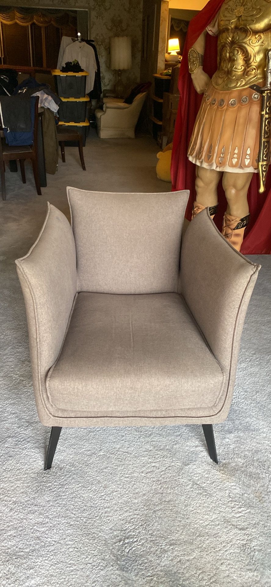 Accent Chair, Barrel Chair, Office Decor Chair, Living Room Chair, Modern, Retro (1)