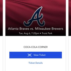 Braves Vs Brewers August 6 OutKastbobblehead Night 