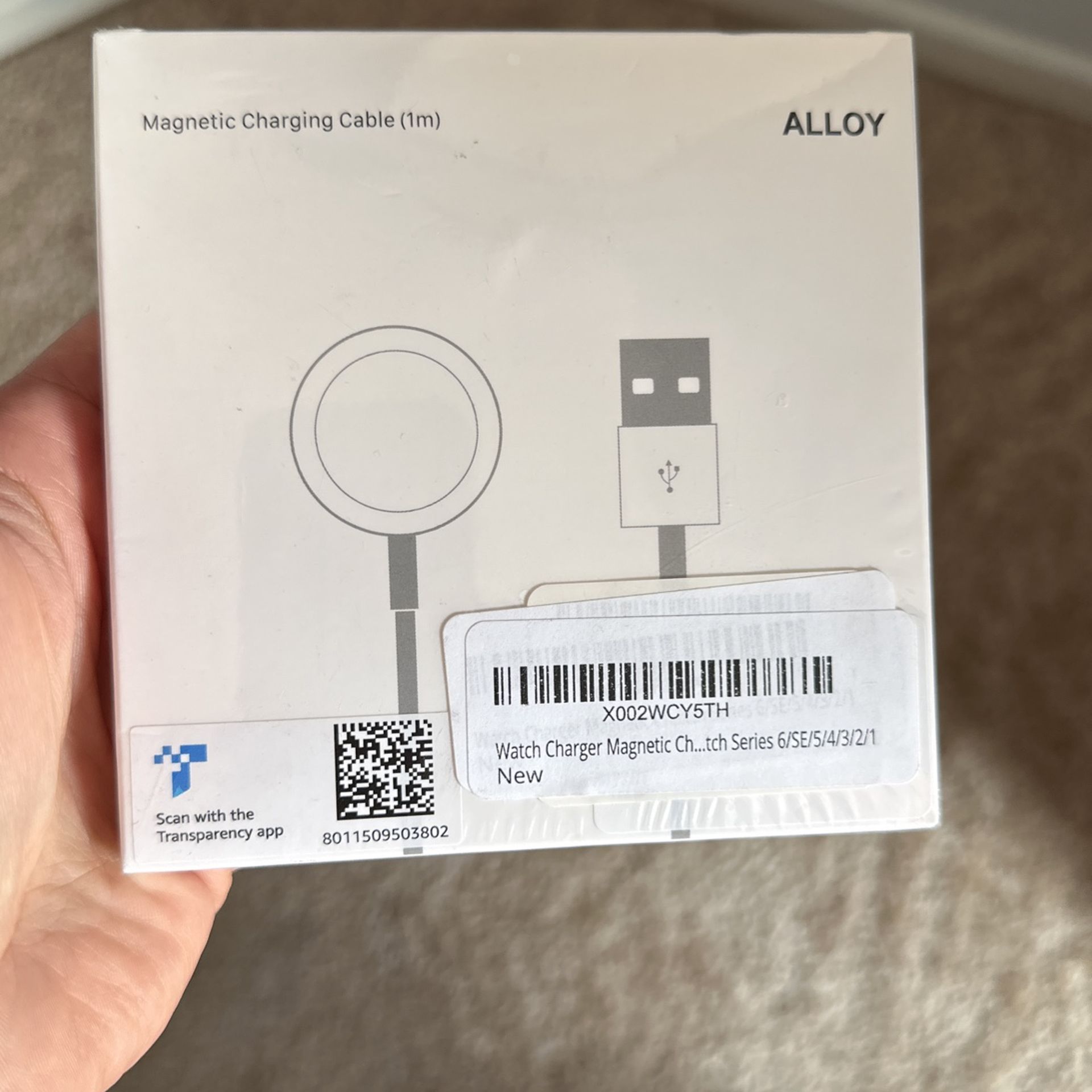 Magnetic Watch Charging Cable Apple Watch Charger Alloy