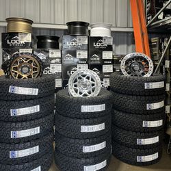 New KMC Wheel and Tire packages available Perfect for Tacoma,Chevy,GMC and More!!