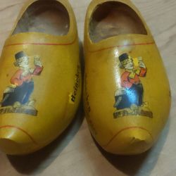 Heineken wooden shoes