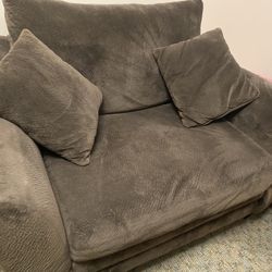 Brown Two Seat Couch