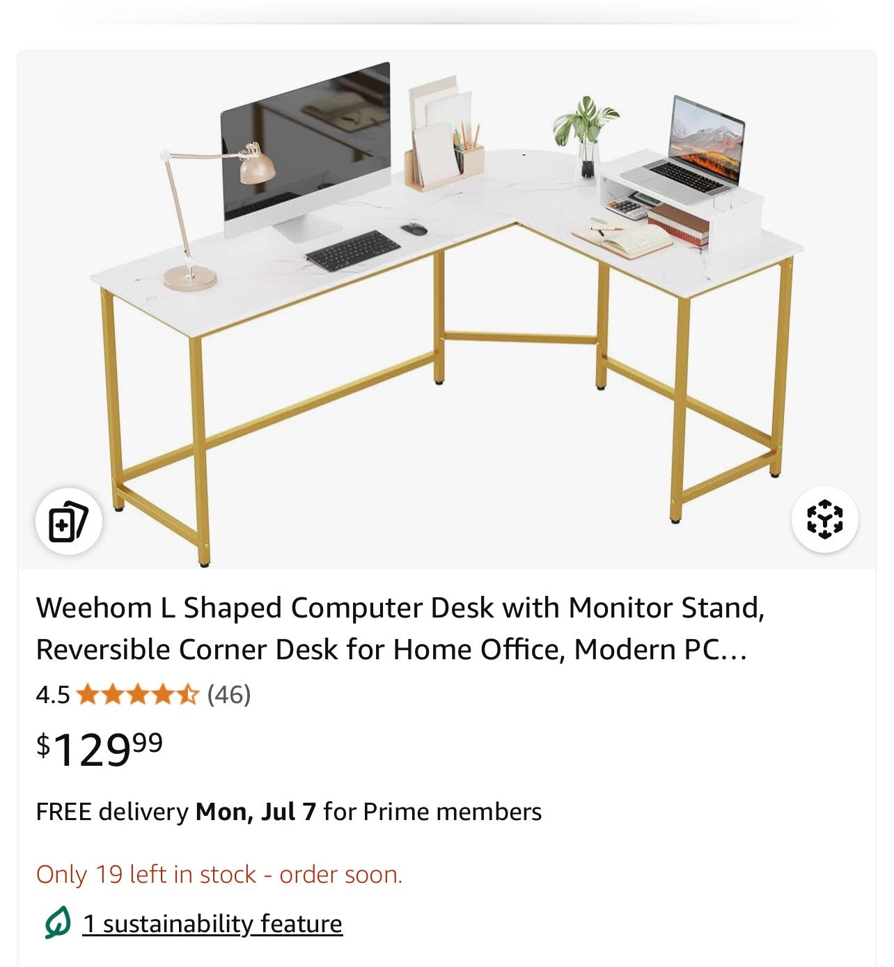 L Shaped Office Desk