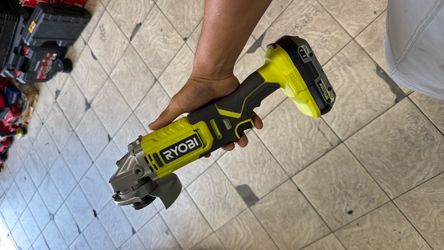 Ryobi 18v grinder with high output battery