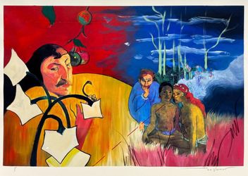 Dex Verner Collaged Prints Unframed