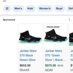 Jordan Mars 270 'Green Glow' 2019