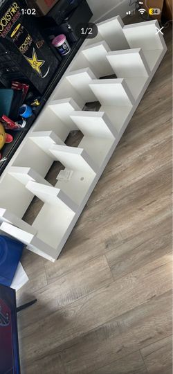 Two ikea shelves