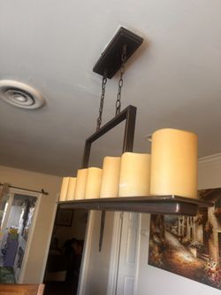 Classy 38" Bronze-Finish 7-Lite Candle