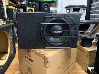 New 10” Bandit Car Subwoofer + Ported Enclosure $210 Each