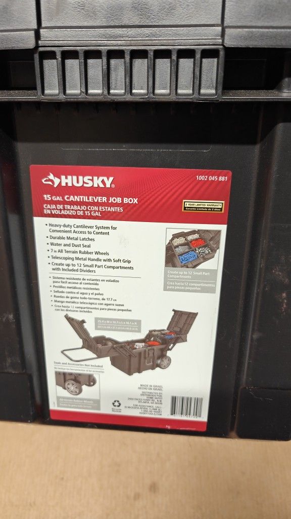 Husky 15 Gal Job Box