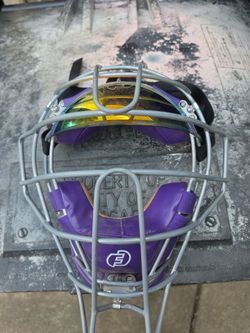 Force3 Catcher's Face Mask Purple
