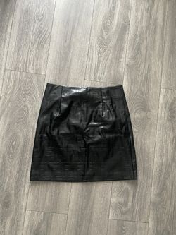 Fendi Leather Skirt 