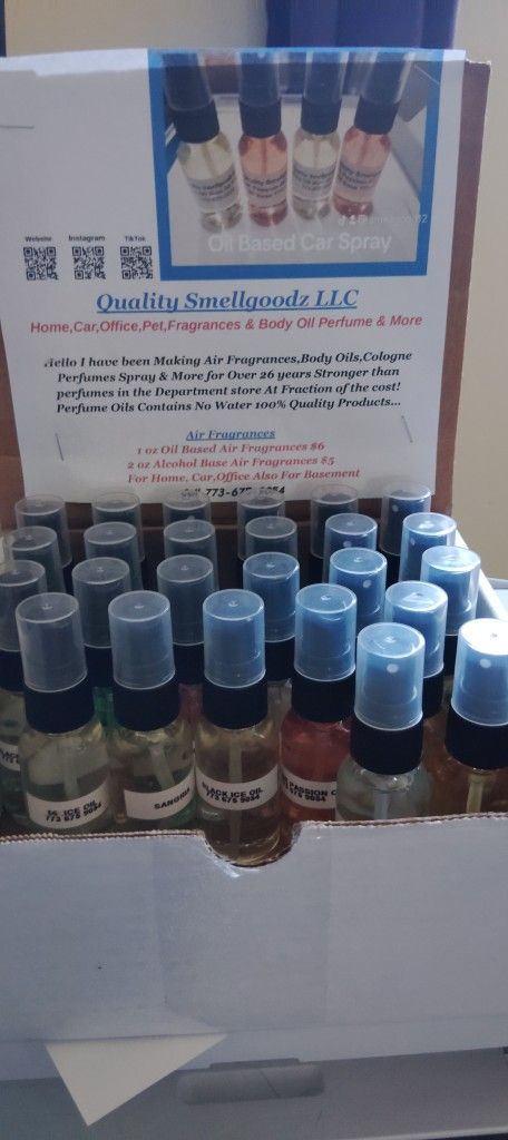 Body Oils, Perfume Sprays,Air Fragrances