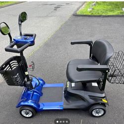 Blue Electric Scooter 