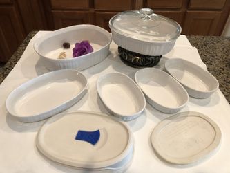 Corning Ware French White Casseroles