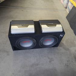 2 Subs Alpine Bass Box