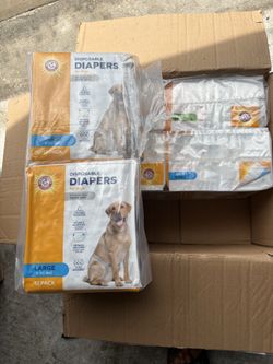 Disposable Diapers for Dogs- Large & Medium