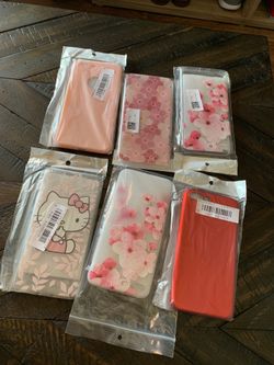 iPhone 7 Plus or 8 plus case and a tempered glass for 20