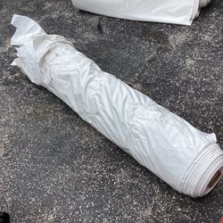 BOAT 3M PLASTIC WRAP HUGE ROLL PAINT CANOPY COVER MASIVE WHITE MSRP $1000. BRAND NEW CHEAP HEAVY DUTY 