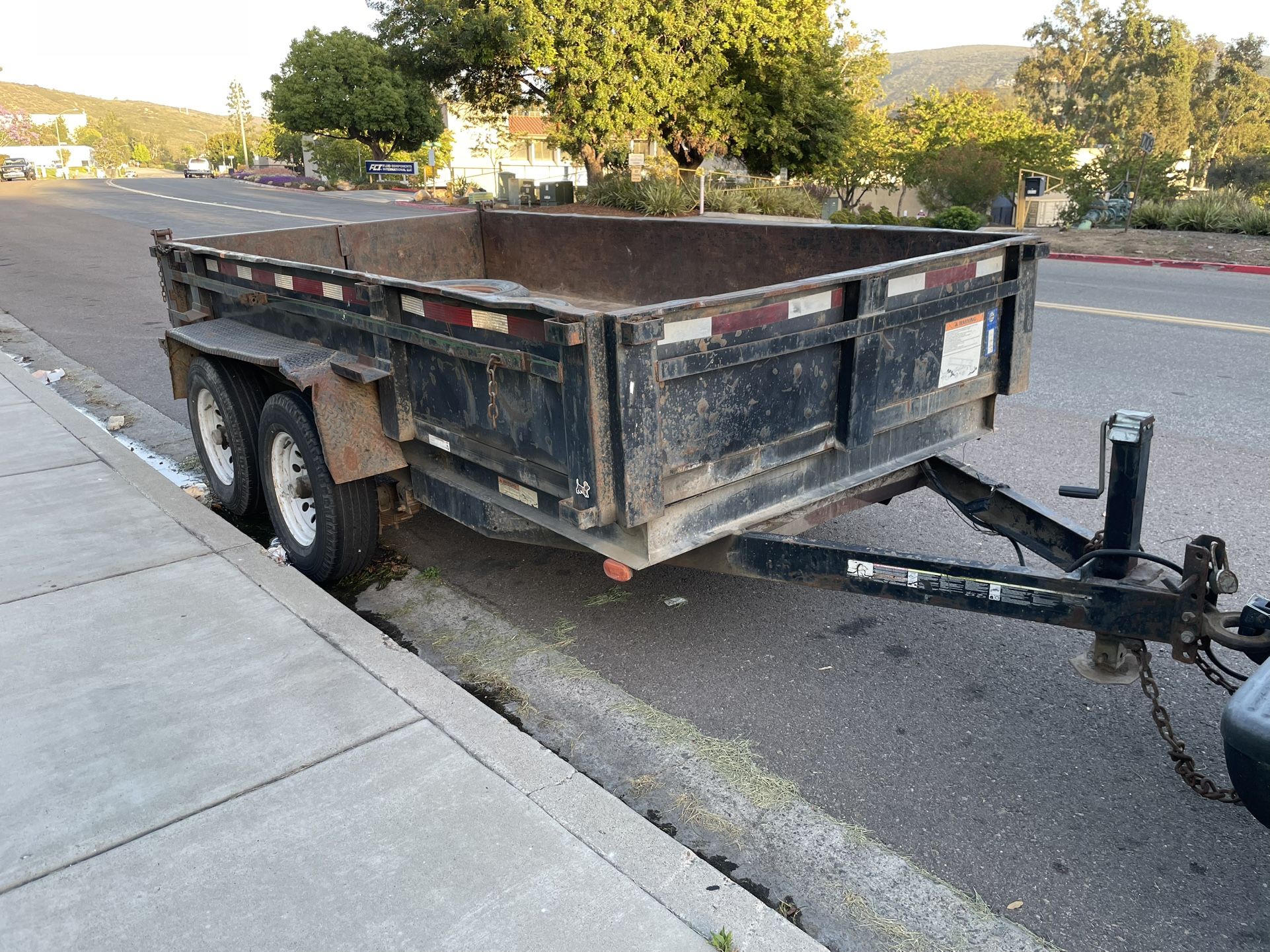 2015 Carry-On 8x12 14k Low Profile Dump Trailer
