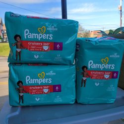 Pampers Size 6 , 20$ Only Bundle