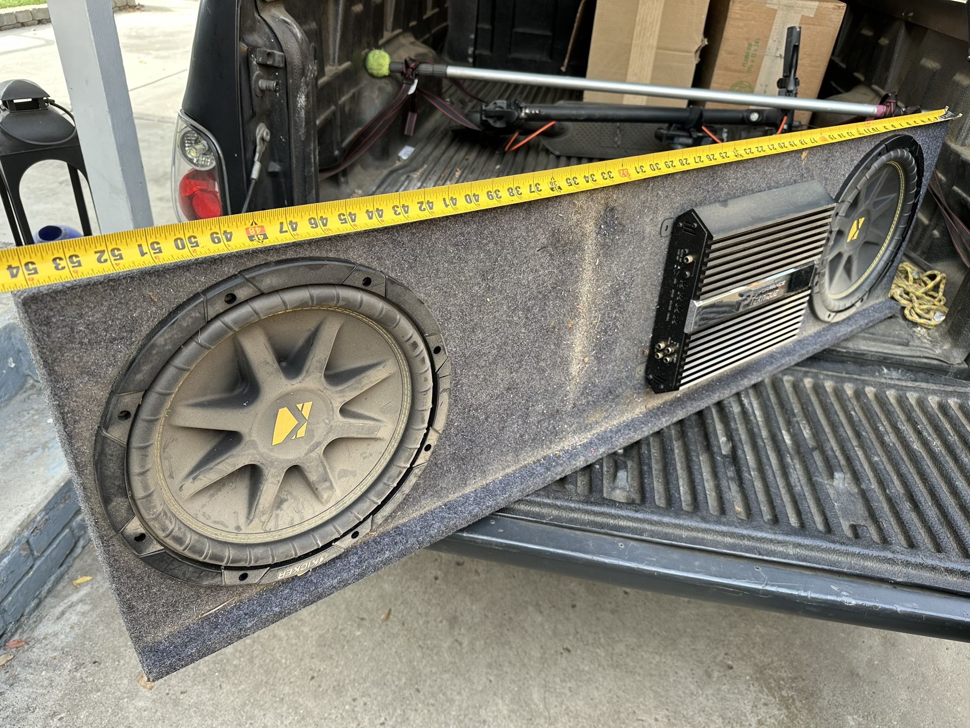 2 12” Kick Subwoofers