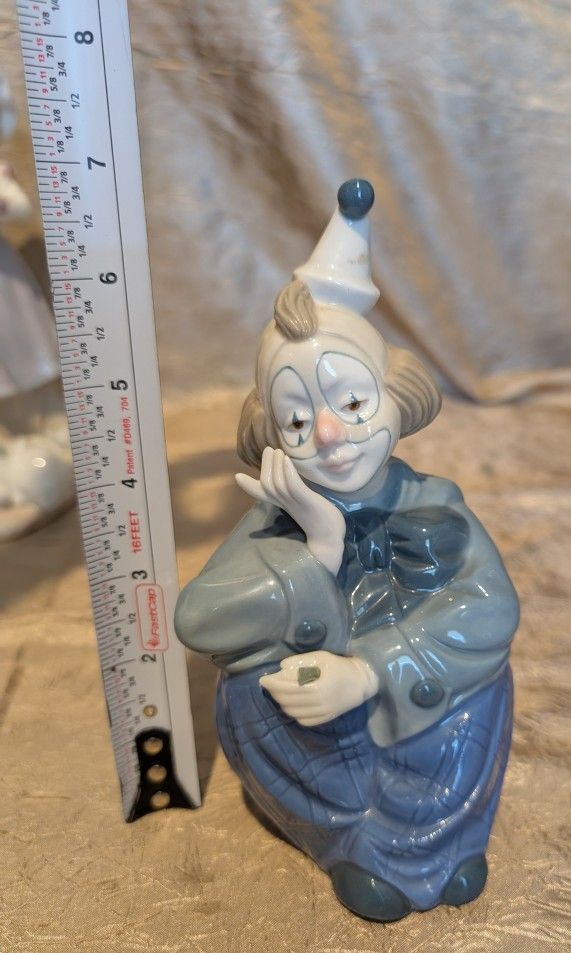 Sitting Clown Figurine
