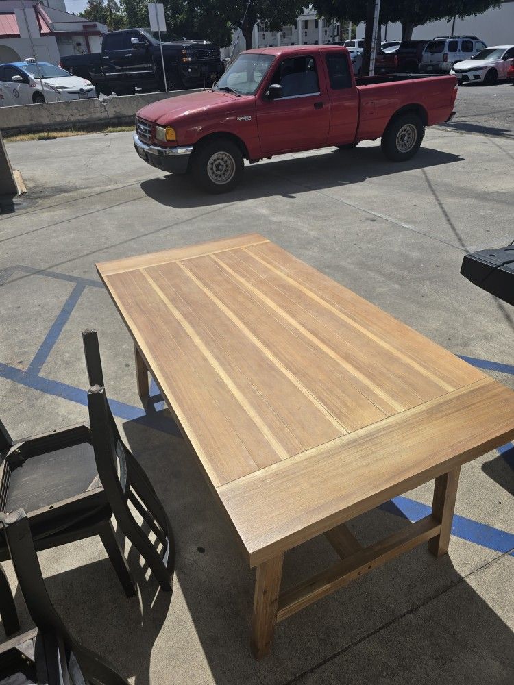 Wood Table..solid Built