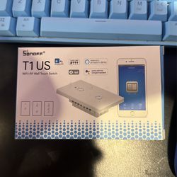WiFi Wall Switch By “SONOFF”  t1 US smartlink technology wifi 315MHz RF remote model T1US2C NEW IN BOX
