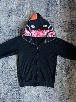 BAPE ABC Camo Double Shark Full Zip Hoodie. Size M