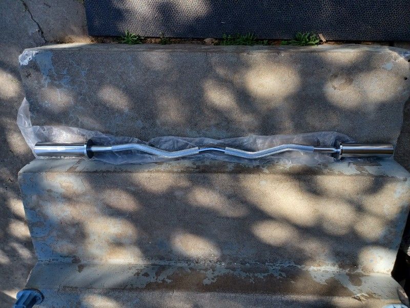 Heavy Olympic Curl Bar, New