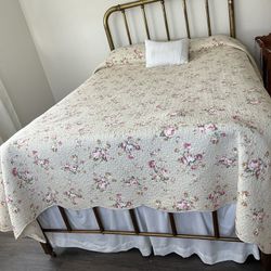 Antique Brass Bed - Queen