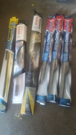 Windshield wipers sizes 16,19,24 and 26
