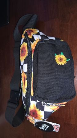 Black & Yellow Sunflower Fanny Pack