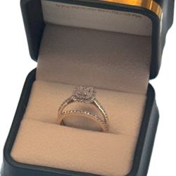 Engagement Ring And Band 